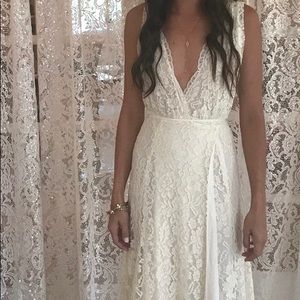 Reformation Lace Dress